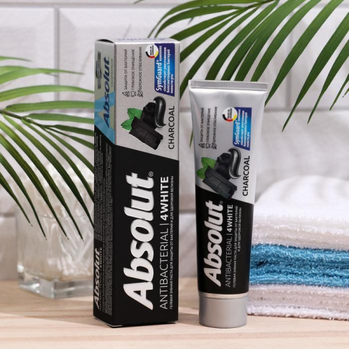 ABSOLUT  Зубная паста  Antibacterial  Древесный Уголь  110г
