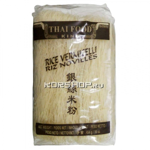 Рисовая вермишель Thai Food King, Таиланд, 454 г Акция