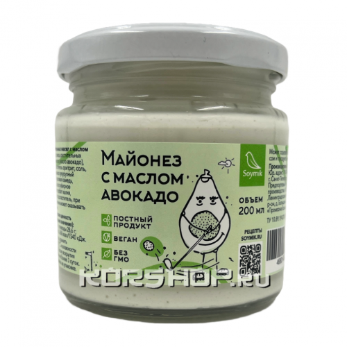 Майонез с маслом авокадо Соймик, 200 мл Акция
