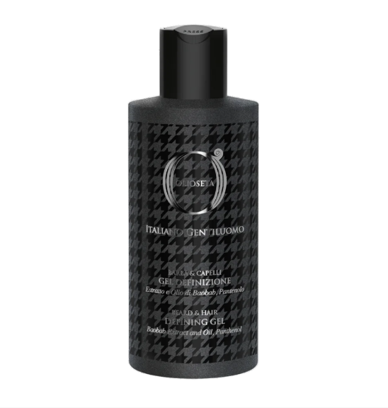 BAREX Гель для укладки волос и усов / OLIOSETA ITALIANO GENTILUOMO 200 мл
