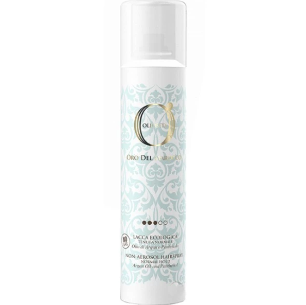 Эко-лак без газа с маслом арганы и пантенолом Barex Olioseta Oro Del Marocco Non-Aerosol HairSpray 300 мл