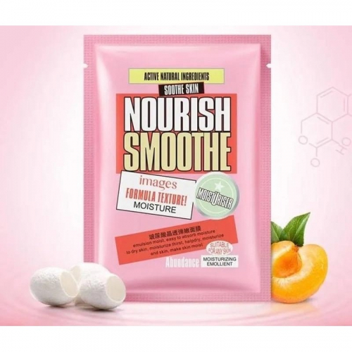 ТКАНЕВАЯ МАСКА IMAGES NOURISH SMOOTHE ШЕЛК И ПЕРСИК, 25 ГР.