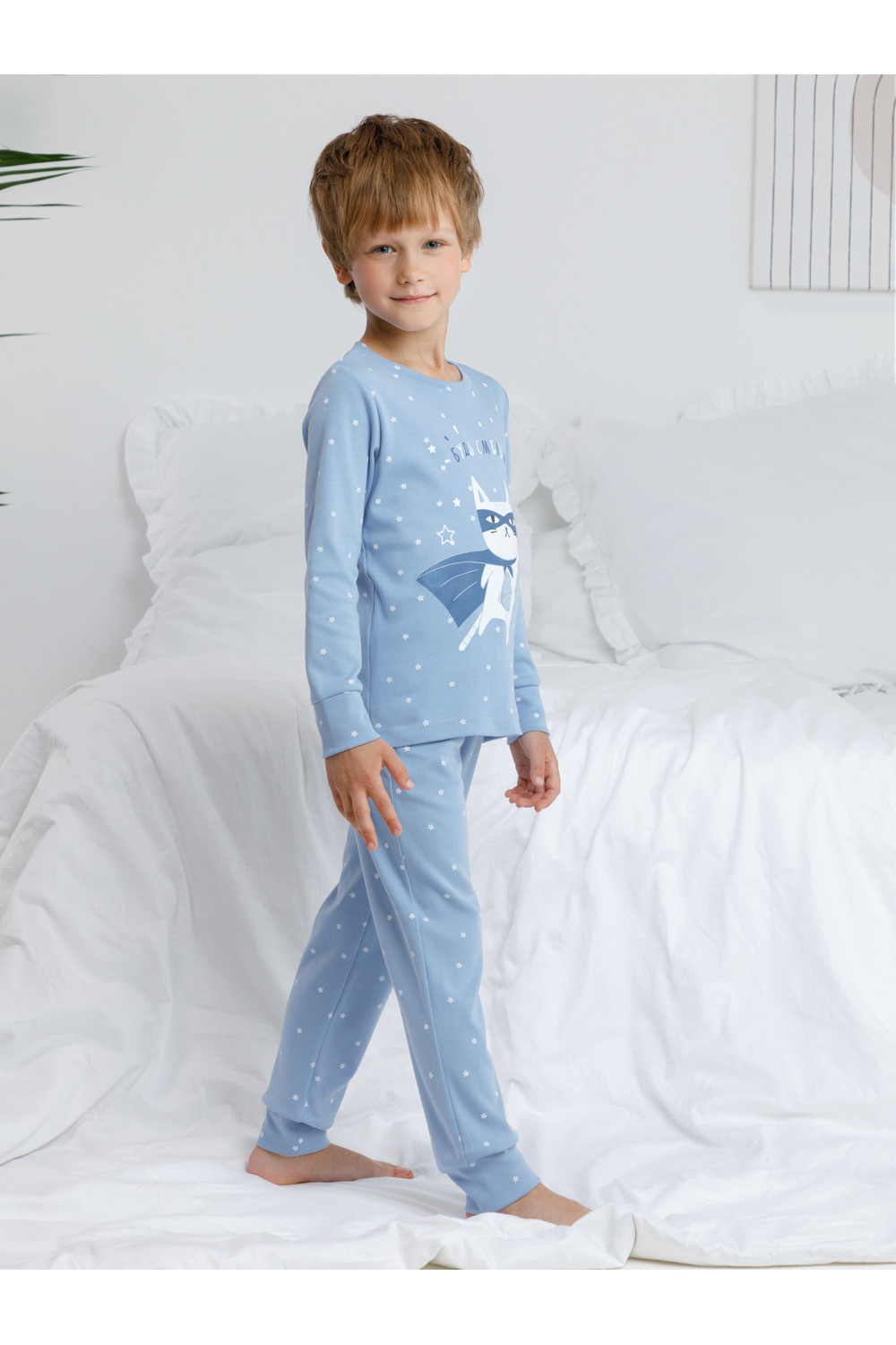 Crockid Пижама К 1621 ночное небо на голубом Crockid
