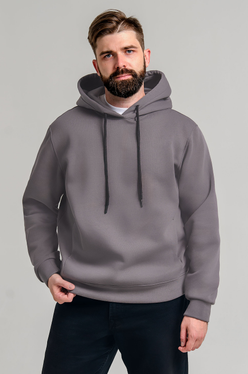 Арт. 69303 Толстовка мужская с начесом 48-58 (6 шт)