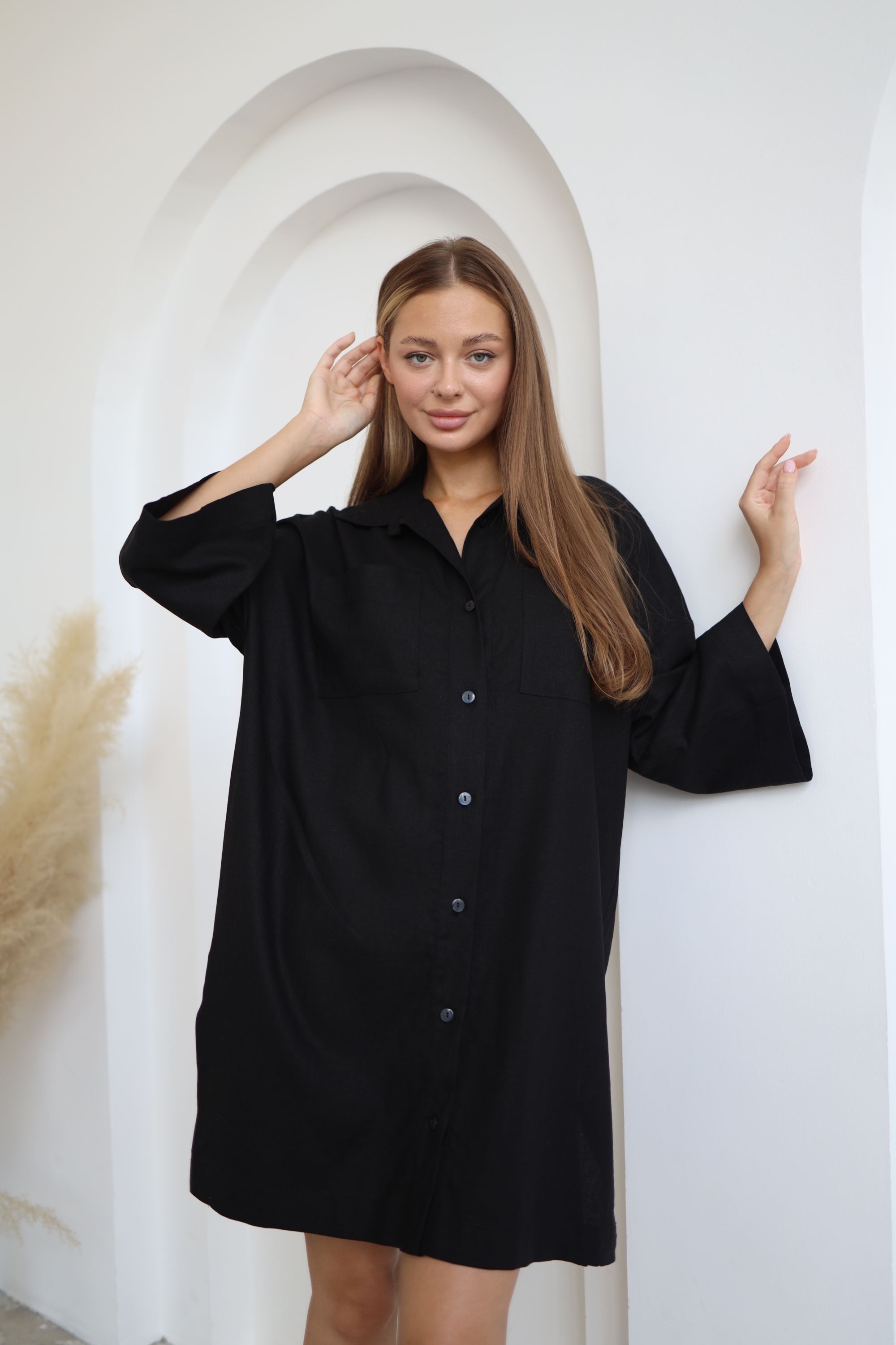 НОВИНКА! Рубашка пляжная Bip-bip Beachwear DRAMONT Черный