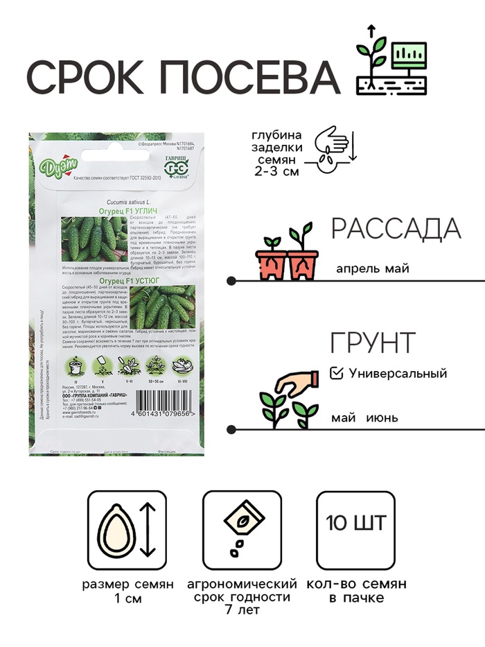 Семена Огурец