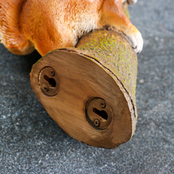 Подвесной декор из полистоуна «Белка на ветке», 27×19×12 см