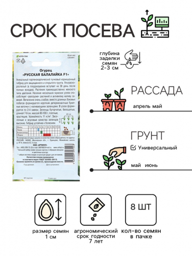 Семена Огурец 