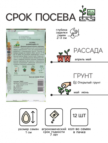 Семена Огурец 