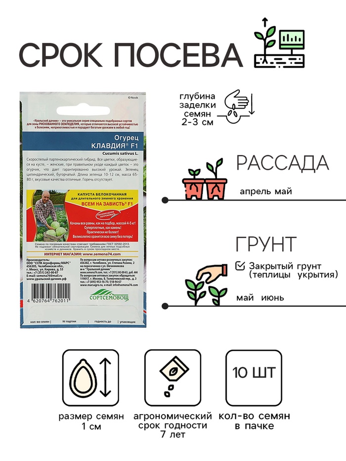 Семена Огурец
