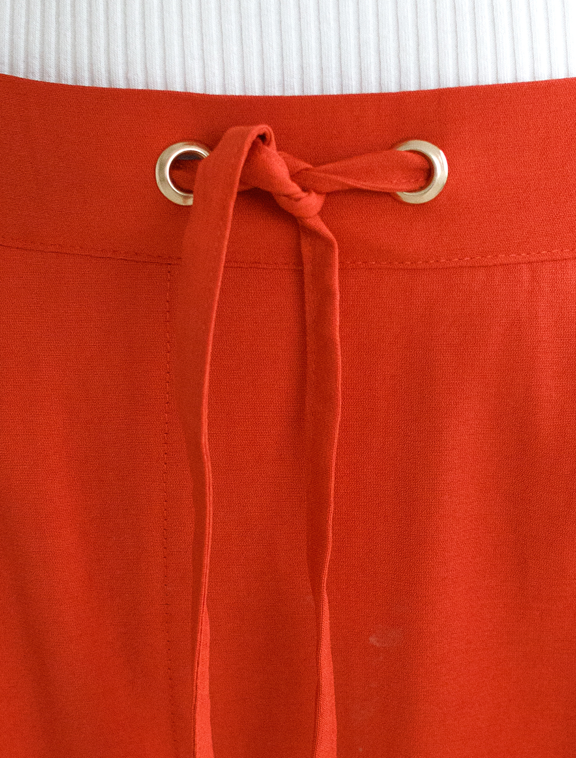 Брюки из плотного лиоцелла D24.265 терракотовый