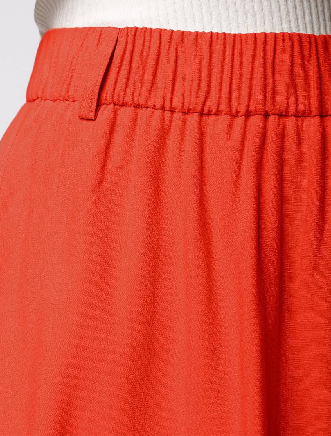 Юбка с разрезом из плотного лиоцелла D26.196 терракотовый