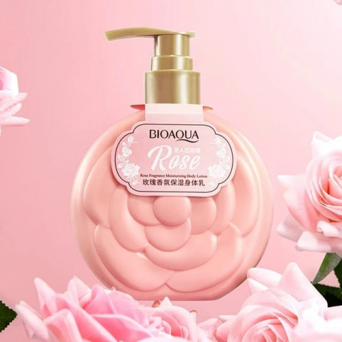 BIOAQUA  Лосьон для тела ROSE Fragrance Парфюмированный РОЗА  235г  (BQY-87532)