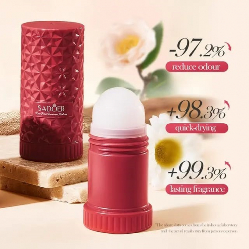 SADOER  Дезодорант роликовый Body Perfume ROSE PETAL парфюмированный РОЗОВЫЕ ЛЕПЕСТКИ  40мл  (SD-02365)