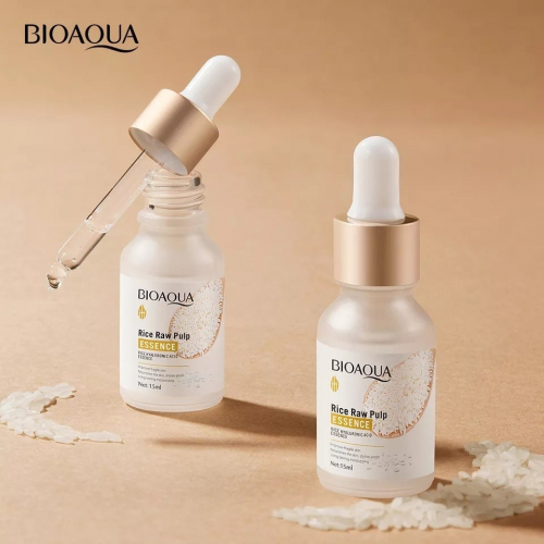 BIOAQUA  Эссенция для лица RICE RAW PULP Обновляющая с экстрактом РИСА  15мл  (BQY80535)