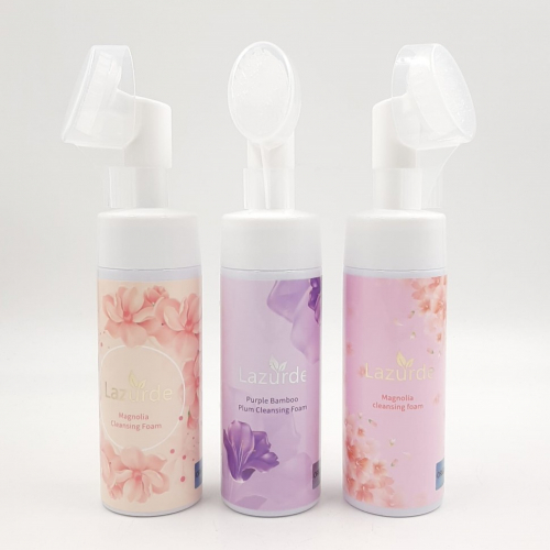 LAZURDE  Пенка - Мусс для умывания Cleansing Foam с щеточкой 