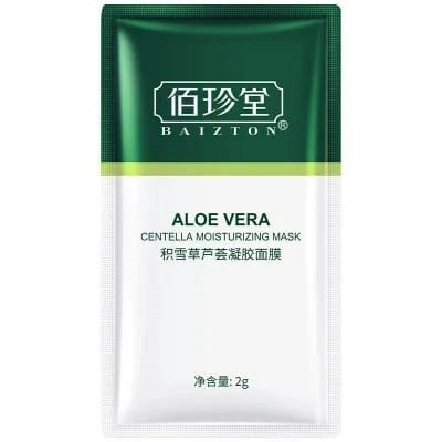 BAIZTON  Маска для лица Ночная ALOE VERA & Centella увлажняющая АЛОЭ и ЦЕНТЕЛЛА  (2г * 30 саше)  (BZT46449)