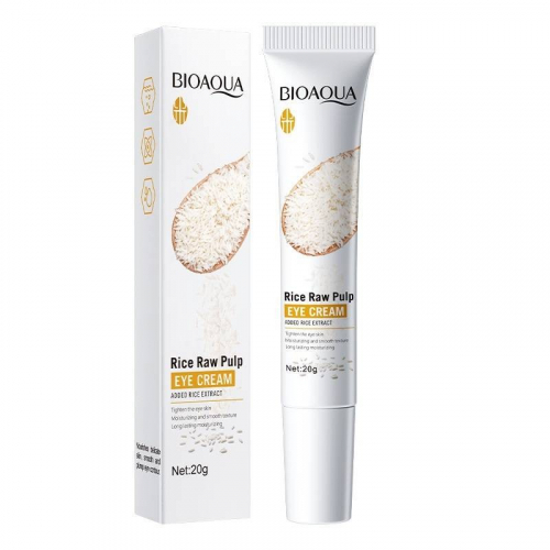 BIOAQUA  Крем для век RICE RAW PULP Подтягивающий с экстрактом РИСА  20г  (BQY83895)