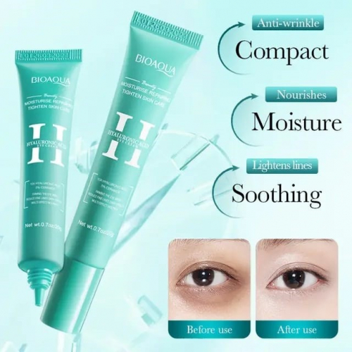 BIOAQUA  Крем для век Hyaluronic Acid Увлажняющий ГИАЛУРОНОВАЯ КИСЛОТА  20г  (BQY-18854)