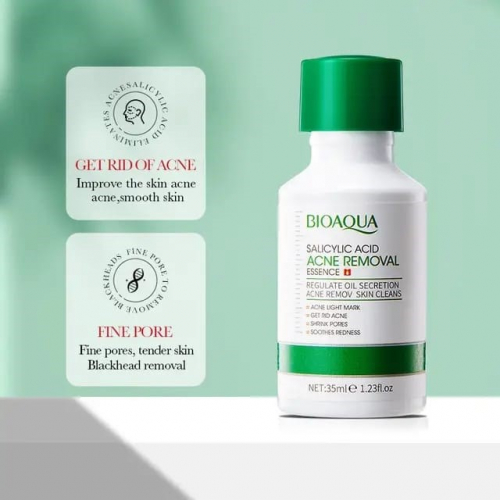 BIOAQUA  Эссенция для лица ACNE REMOVAL Против прыщей САЛИЦИЛОВАЯ КИСЛОТА  35мл  (BQY-49112)