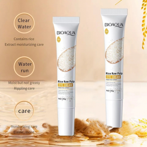 BIOAQUA  Крем для век RICE RAW PULP Подтягивающий с экстрактом РИСА  20г  (BQY83895)