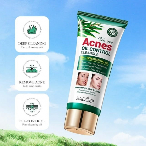 SADOER  Пенка для умывания ACNES Oil Control  Чайное Дерево   100г  (SD-35325)