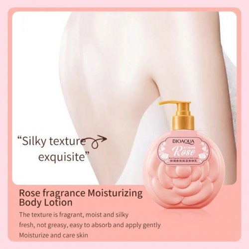BIOAQUA  Лосьон для тела ROSE Fragrance Парфюмированный РОЗА  235г  (BQY-87532)