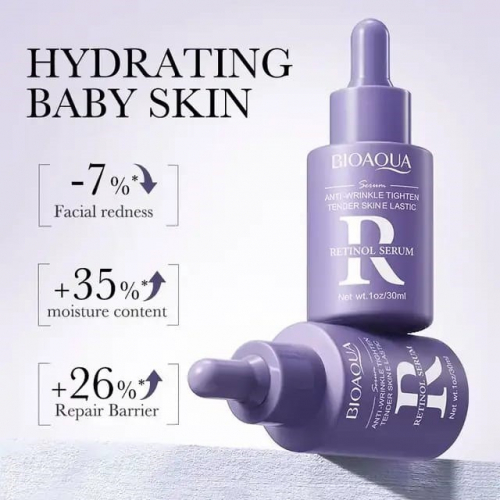 BIOAQUA  Эссенция для лица RETINOL Укрепляющая, Против морщин РЕТИНОЛ  30мл  (BQY-33376)