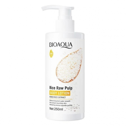BIOAQUA  Лосьон для тела RICE RAW PULP с экстрактом РИСА  250мл  (BQY49024)