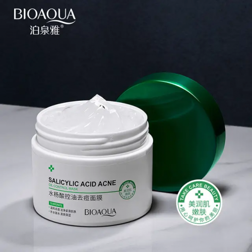 BIOAQUA  Маска для лица Ночная ACNE REMOVAL Против Прыщей САЛИЦИЛОВАЯ КИСЛОТА  35мл  (BQY-03973)