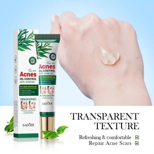 SADOER  Гель для лица ACNES Oil Control  Чайное Дерево   20г  (SD-42415)