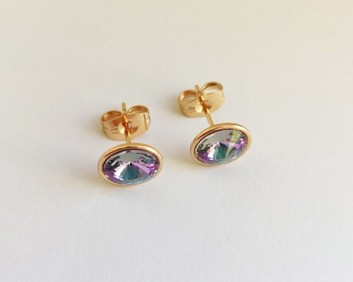 Серьги с кристаллами Swarovski