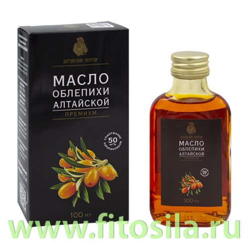 Масло облепиховое, фл. 100 мл  Premium 