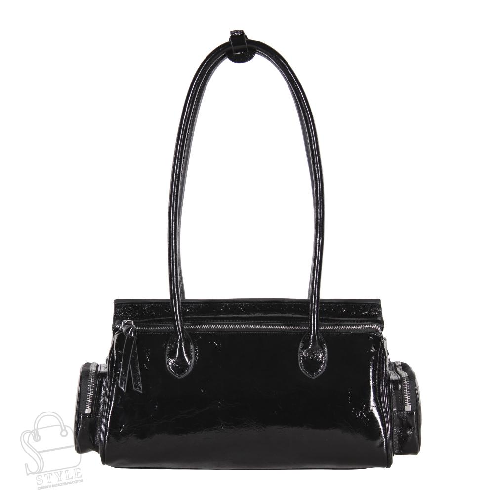 Сумка женская кожаная 3350Q black Polina&Eiterou в Новосибирске