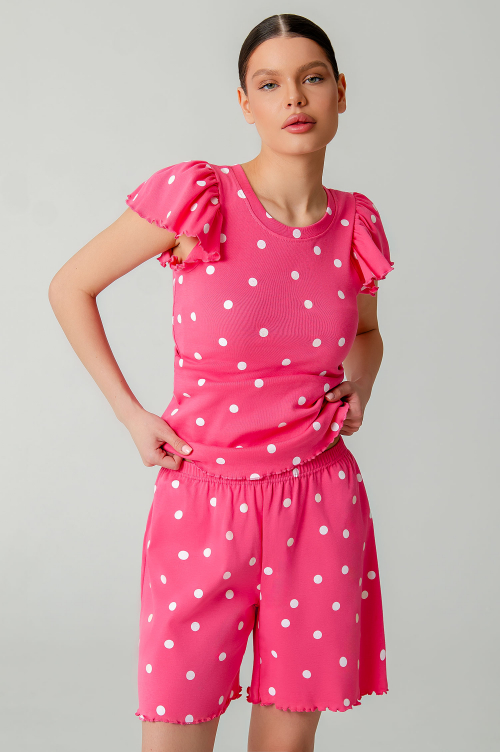 Арт.9176/2 Пижама с шортами 42-48 (4 шт)