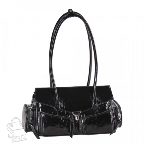 Сумка женская кожаная 3350Q black Polina&Eiterou  в Новосибирске