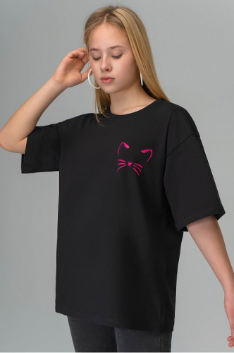 Футболка оверсайз для девочки Happyfox