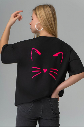Футболка оверсайз для девочки Happyfox