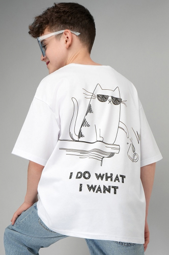 Детская футболка оверсайз Happyfox