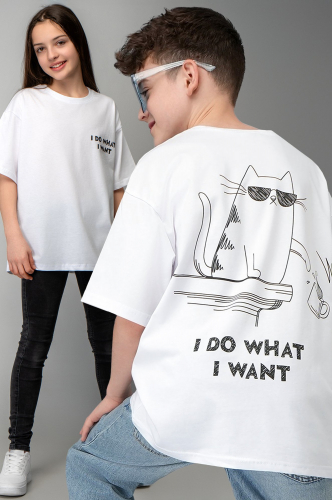 Детская футболка оверсайз Happyfox