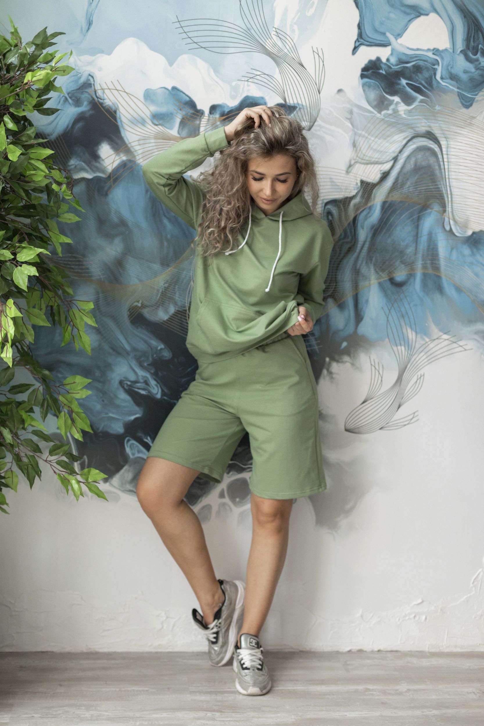 Шорты - бермуды из футера 2х-нитки