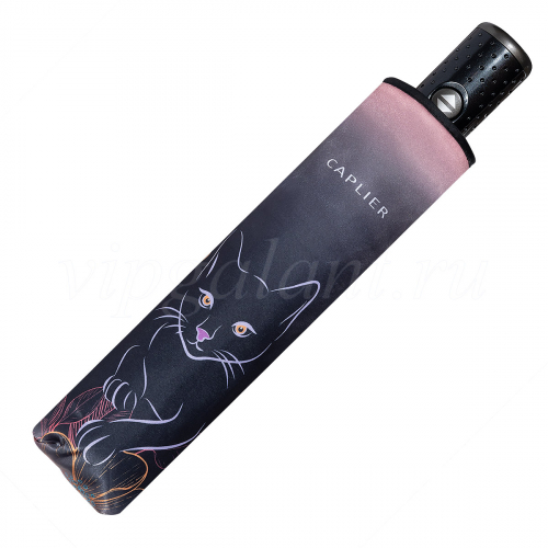Зонт женский складной Caplier 3898 Love of cats