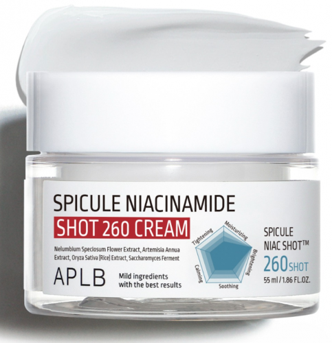 Крем со спикулами и ниацинамидом Spicule Niacinamide Shot 260 Cream  (55 мл)