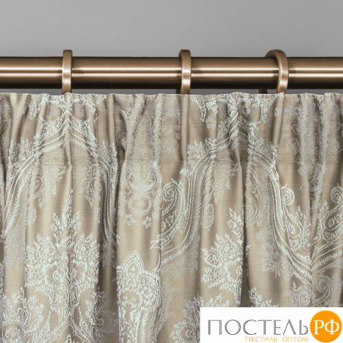 DAILY by T МАНИСА кор/бирюз Штора на шт.ленте 200х270-1пр.,плстр.