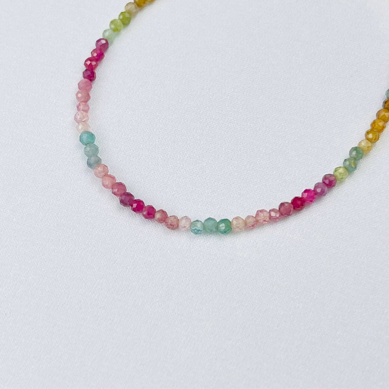 Радуга Самоцветов Браслет из Турмалина микс