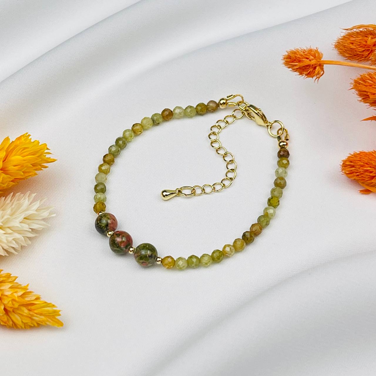 Радуга Самоцветов Браслет из Гроссуляра