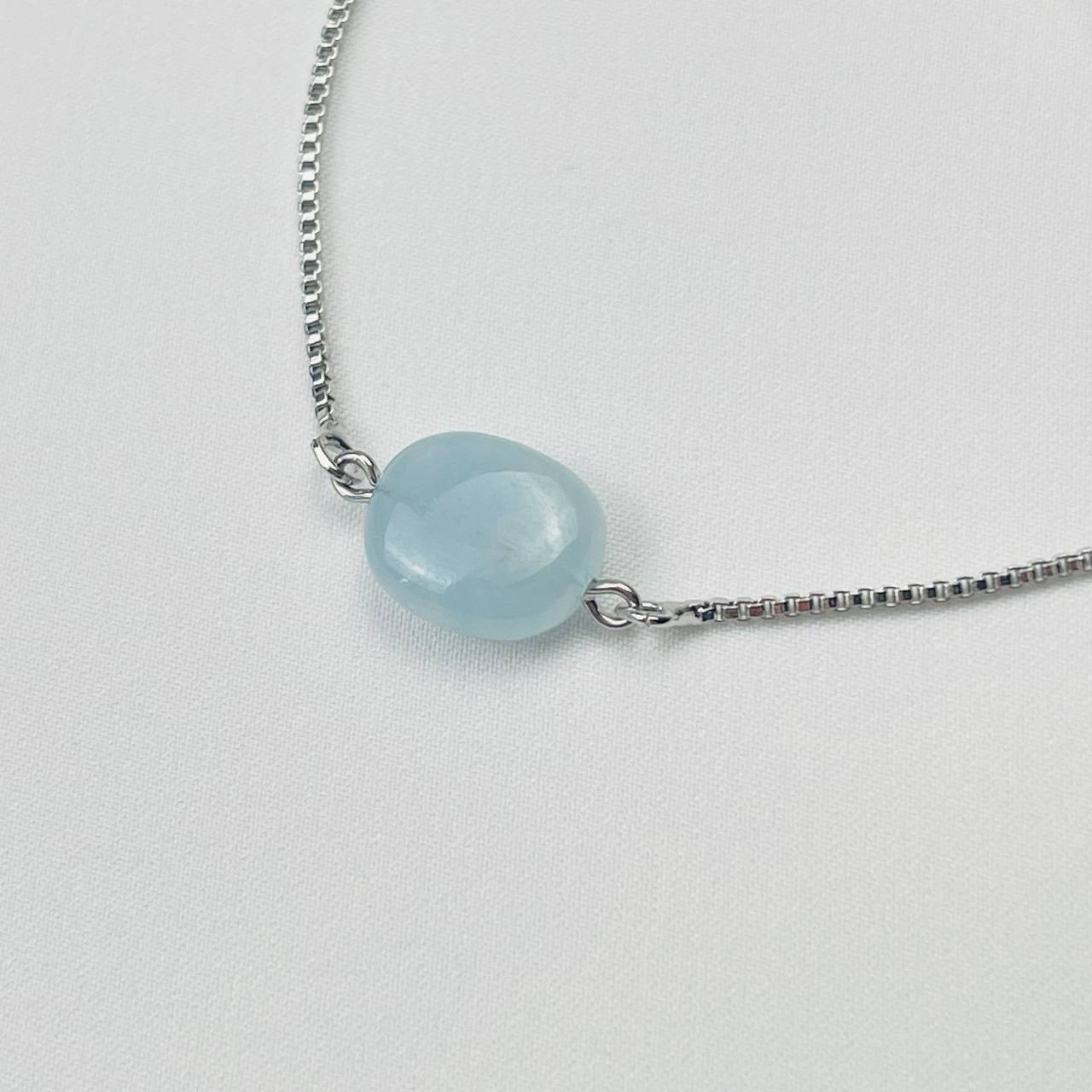 Радуга Самоцветов Браслет регулируемый с Аквамарином