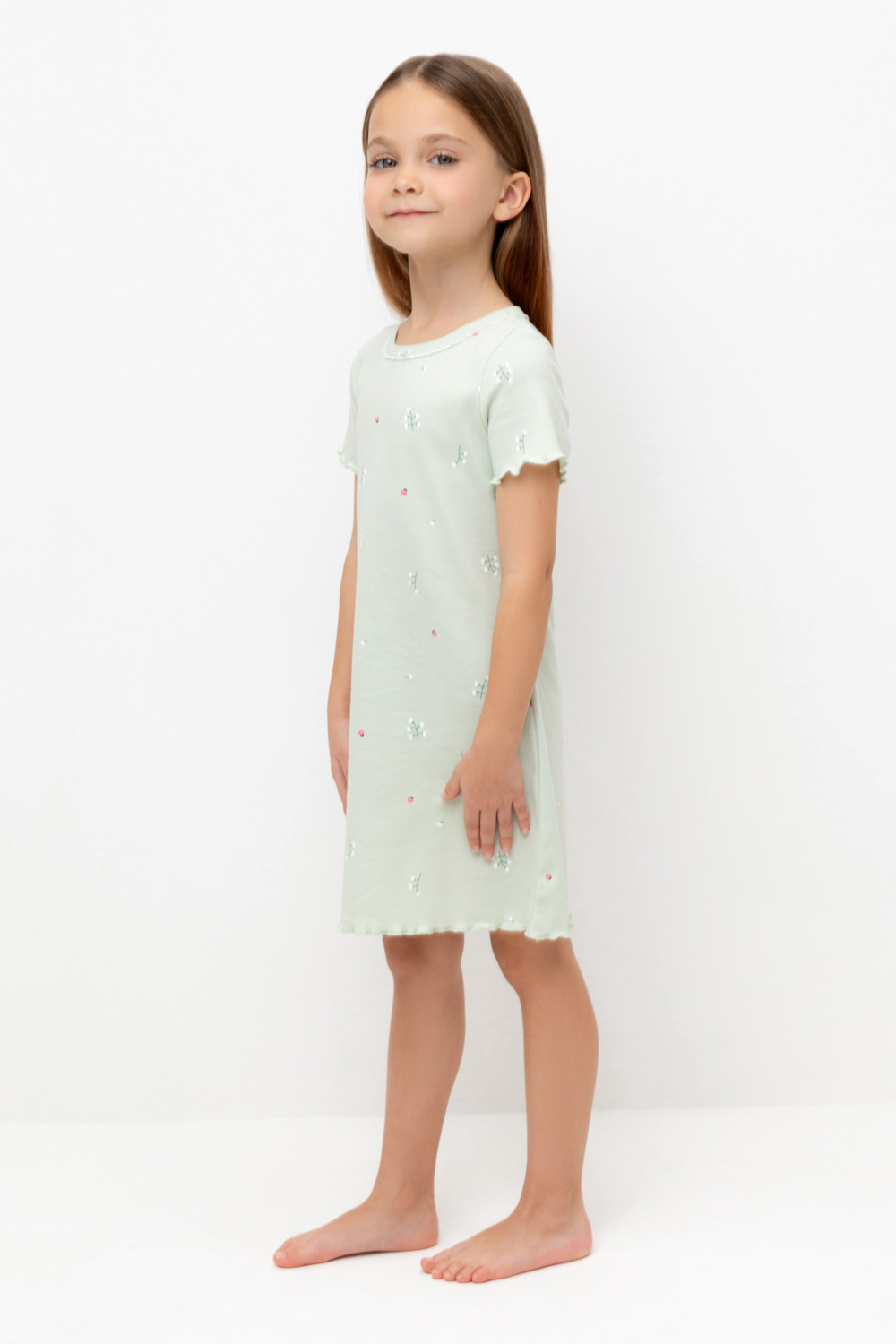 Crockid Сорочка К 1180 зеленая лилия, ландыши Crockid