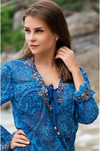 Туника MIA AMORE, 1099358Голубой
