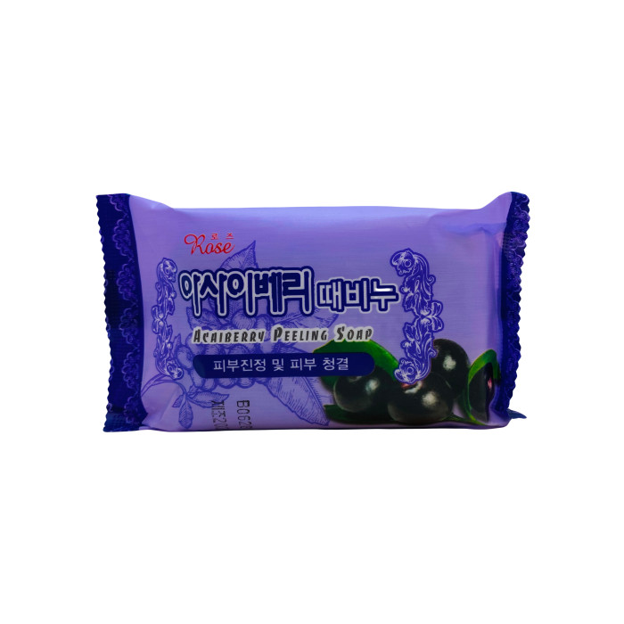 ROSE/ Мыло-пилинг с ягодами асаи Acaiberry Peeling Soap 150 гр.